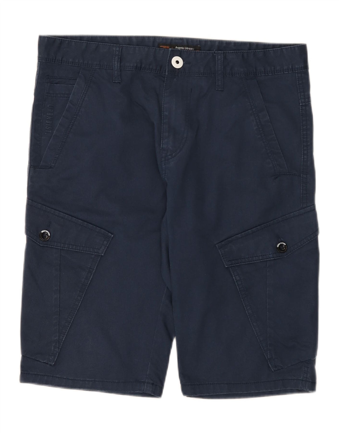 Pantaloni scurți cargo pentru bărbați Angelo Litrico W34, mari, albastru, bumbac