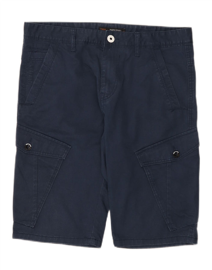 Pantaloni scurți cargo pentru bărbați Angelo Litrico W34, mari, albastru, bumbac