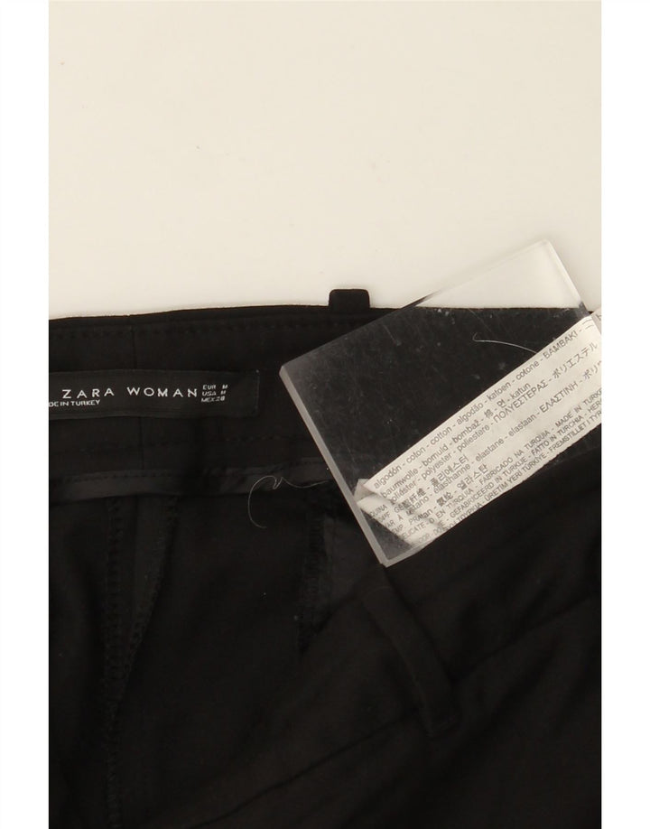 Pantaloni de costum ZARA damă slim L28 L27 bumbac negru