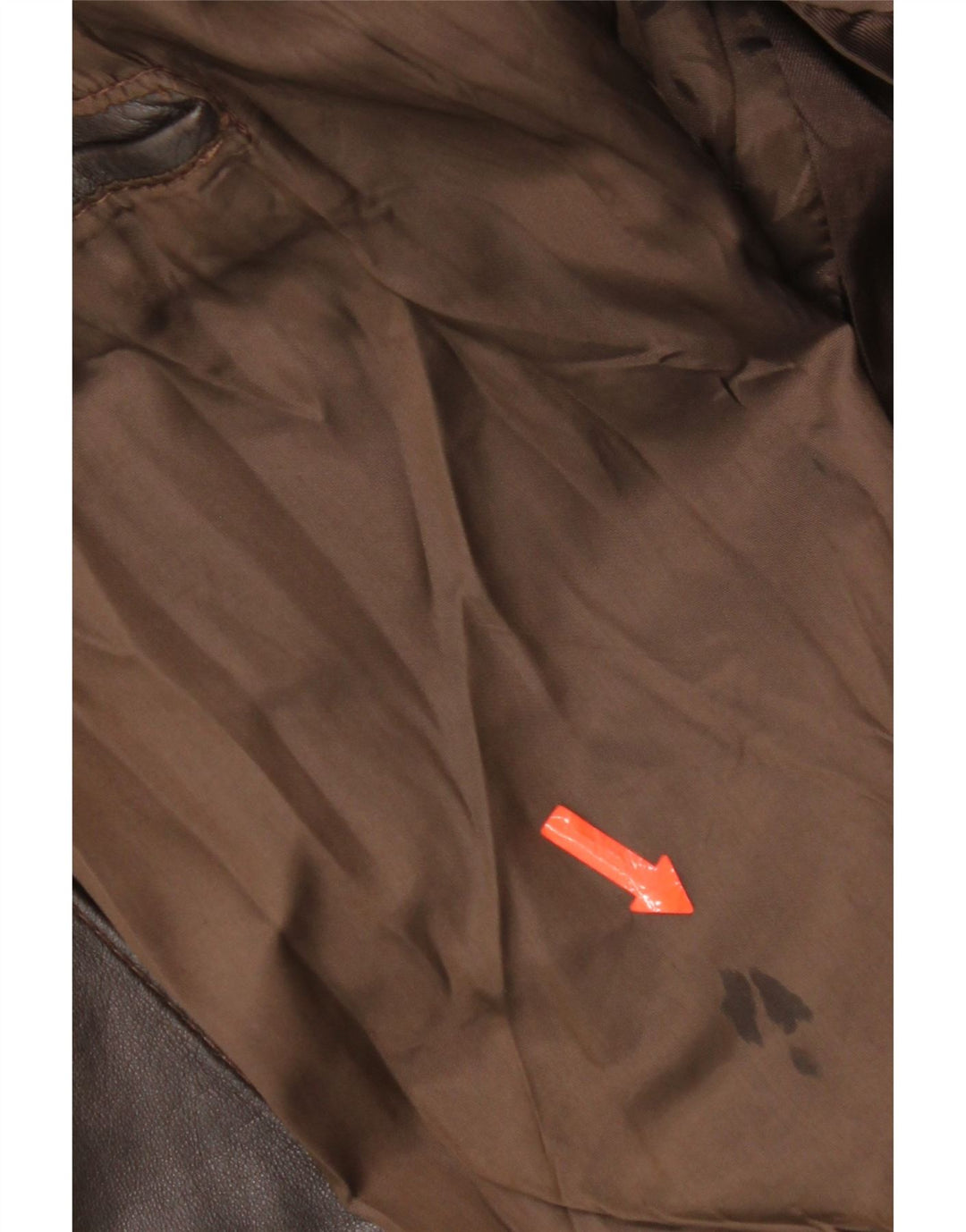 Jachetă de piele vintage pentru bărbați UK 42 XL din piele maro
