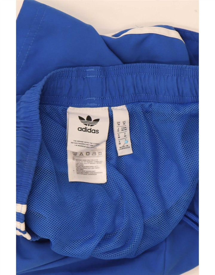 Pantaloni scurți sport pentru bărbați Adidas, poliester albastru mediu