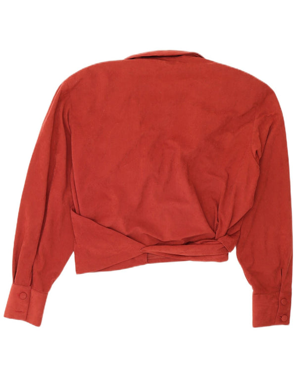 Crop Crop Wrap Femei Tiziana Natta IT 44 Medium Burgundy