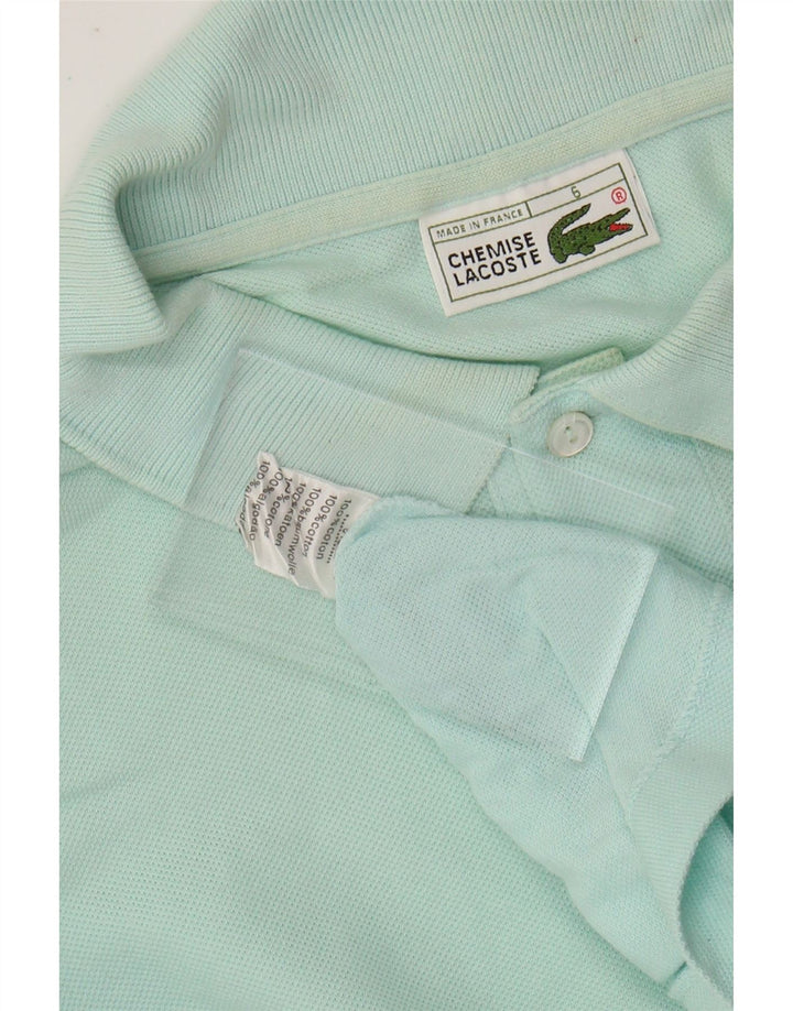 Tricou polo pentru bărbați LACOSTE Mărimea 6 XL Bumbac turcoaz