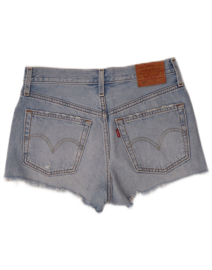 Pantaloni de damă Levi's 501 Denim Hot Pants W25 Small Blue Bumbac