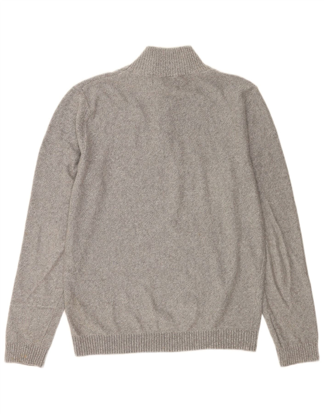 Jack & Jones Pulover cu fermoar pentru bărbați, bumbac, gri mic