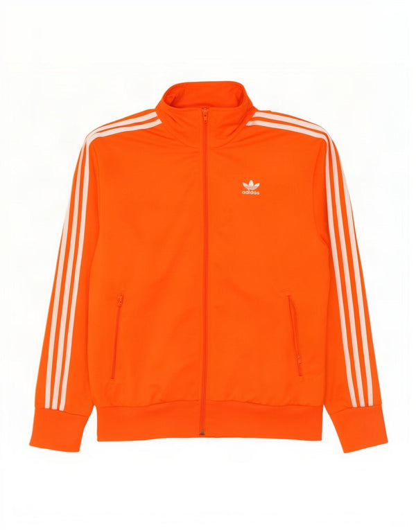 Jachetă de trening pentru bărbați Adidas, poliester portocaliu mediu