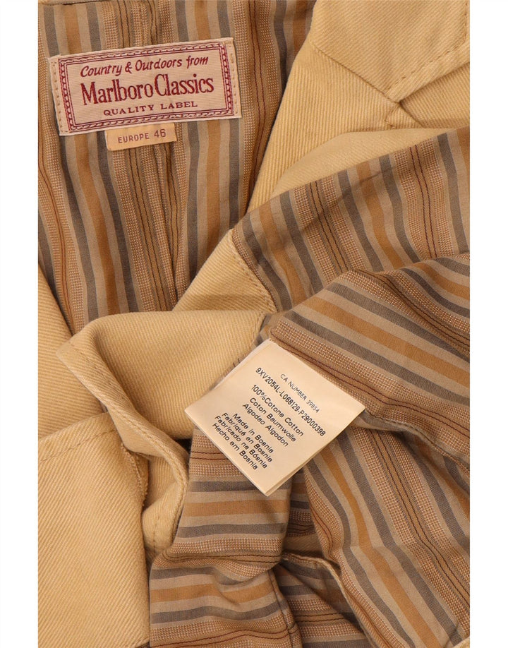 Jachetă Blazer pentru femei Marlboro Classics cu 3 nasturi EU 46 XL bumbac bej