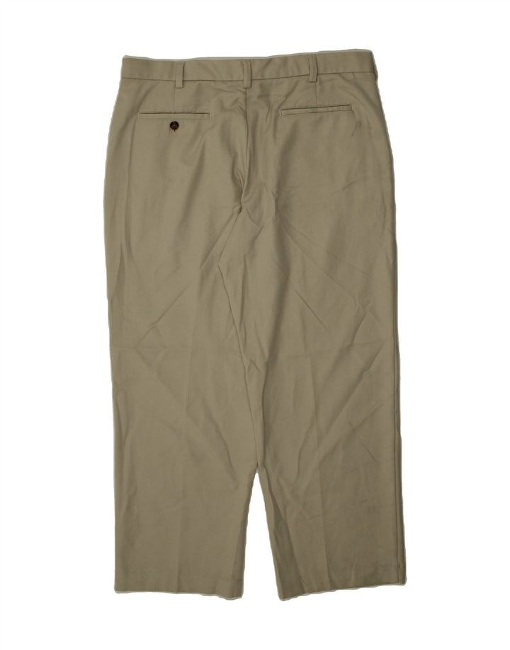 IZOD Mens Straight Suit Trousers W36 L29 Grey Cotton Vintage Izod and Second-Hand Izod from Messina Hembry 