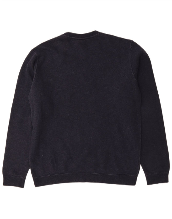 Pulover Nike pentru bărbați, bumbac mediu negru