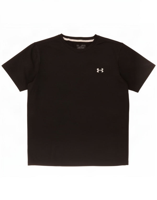 Under Armour Mens Heat Gear Loose Fit T-Shirt Top Large Black