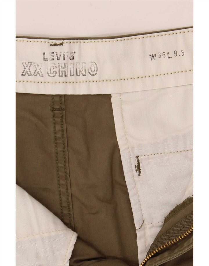 Pantaloni scurți chino pentru bărbați Levi's W36 Large Kaki Bumbac