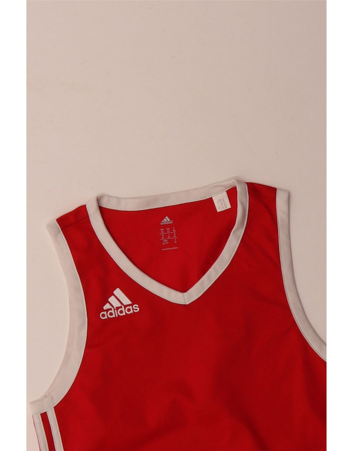 Vestă pentru bărbați ADIDAS XS Poliester roșu