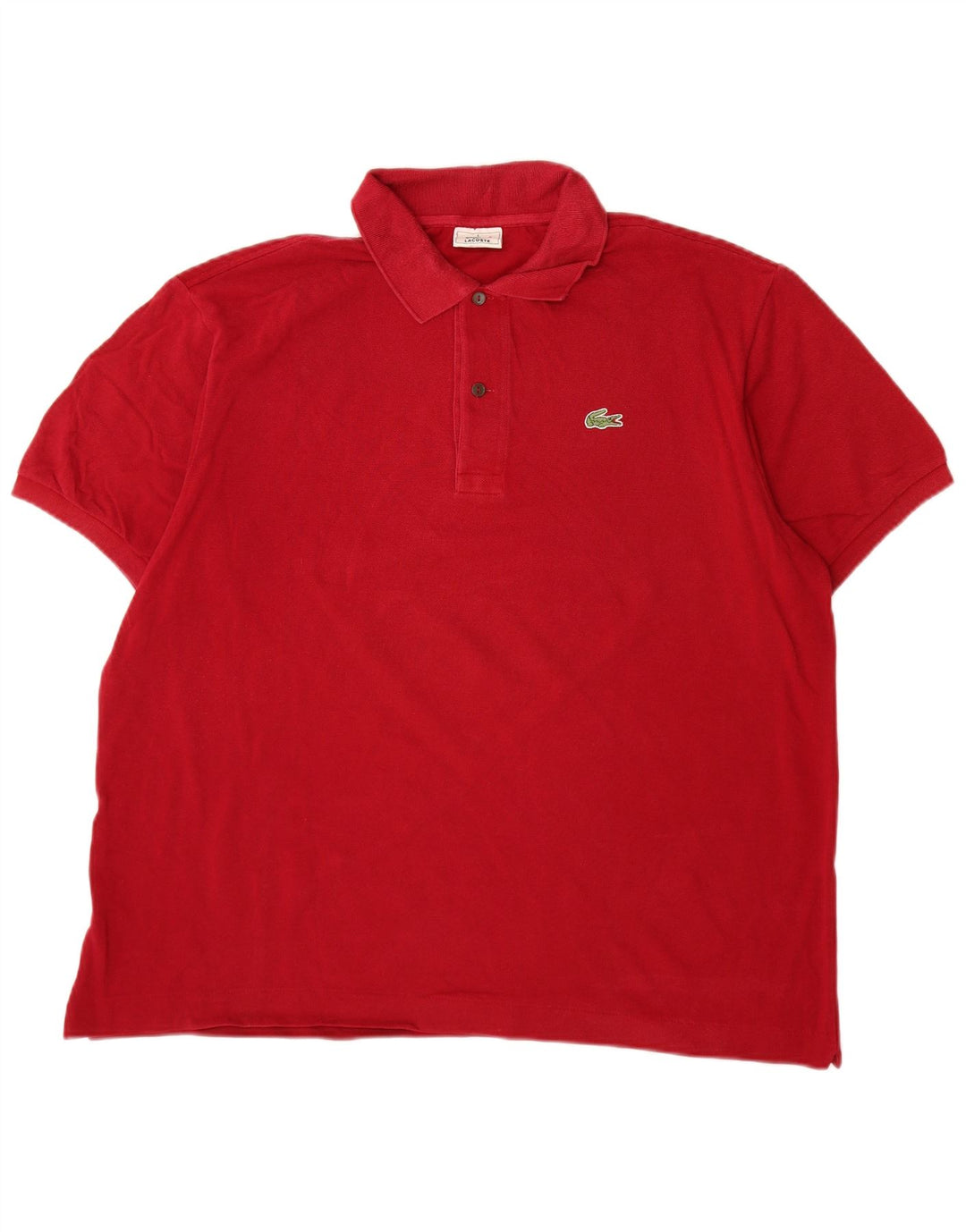 Tricou polo pentru bărbați Lacoste Mărimea 6 XL Bumbac roșu