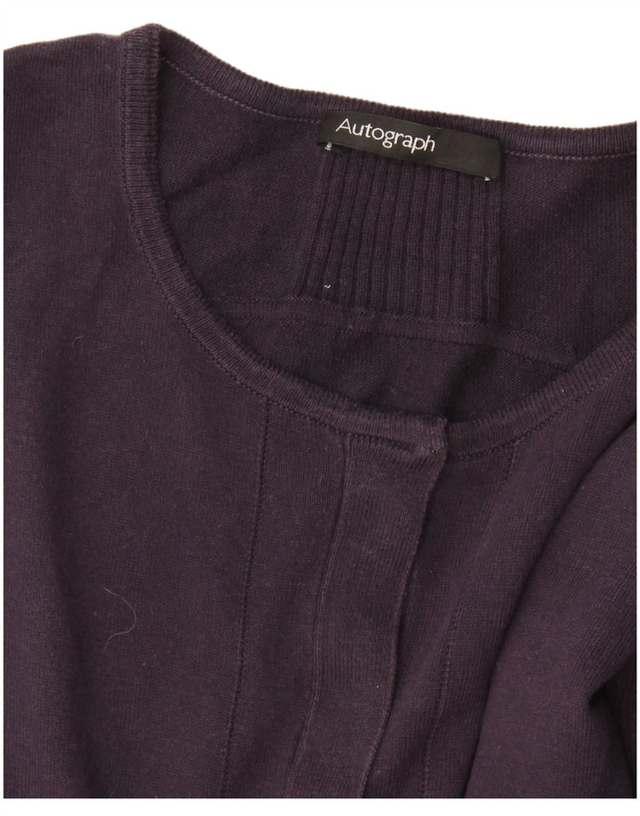 Pulover cardigan pentru femei Marks & Spencer UK 12 Medium Bleumarin