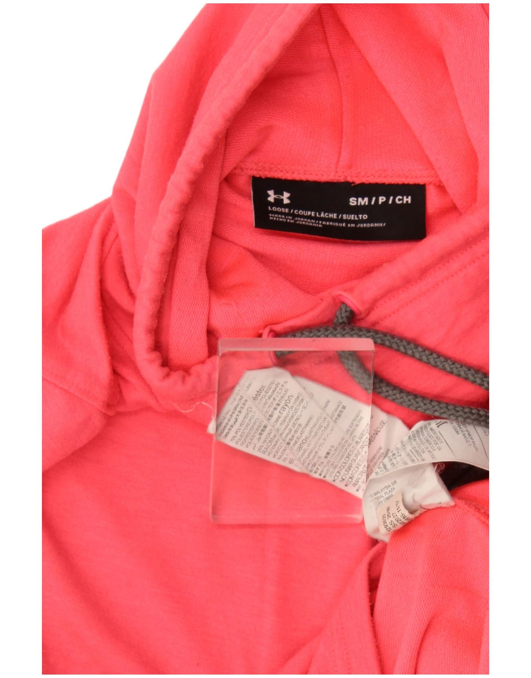 Pulover pentru femei Under Armour cu gât rulat, poliester mic, roz, UK 10