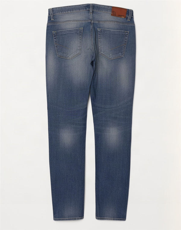 Blugi slim pentru femei Iceberg UK 14 Large W34 L32 Blue Bumbac