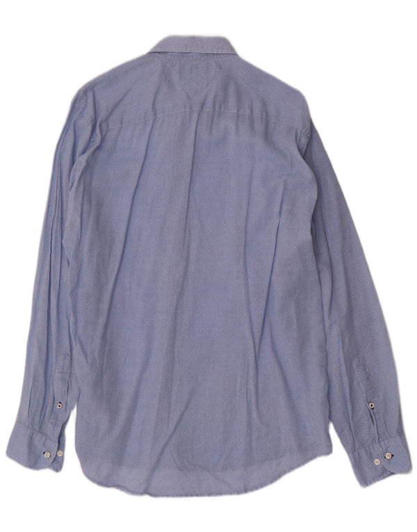 Cămașă pentru bărbați Tommy Hilfiger, mare, albastru, din bumbac