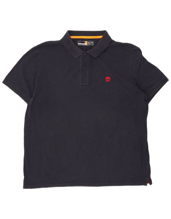 Cămașă polo Timberland pentru bărbați, cu formă regulată, XL, bumbac bleumarin