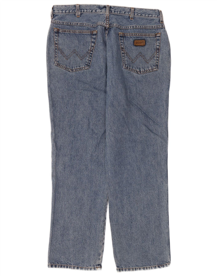 Blugi drepte pentru bărbați Wrangler Ohio W36 L30 bumbac albastru