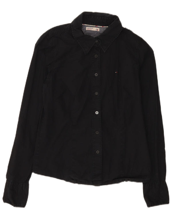 Cămașă Tommy Hilfiger pentru femei UK 12 Medium Black Bumbac