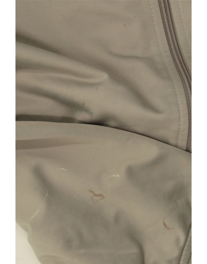 Jachetă de trening KAPPA pentru bărbați, mare, gri, poliester color bloc