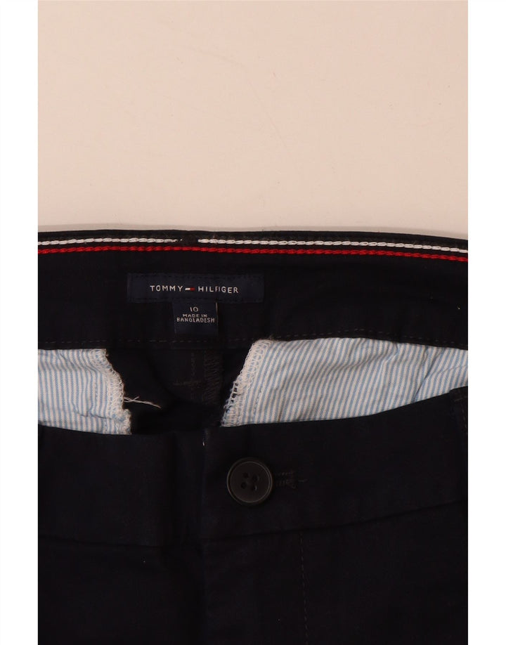 TOMMY HILFIGER Pantaloni chino subțiri pentru femei US 10 Large W32 L29 bleumarin