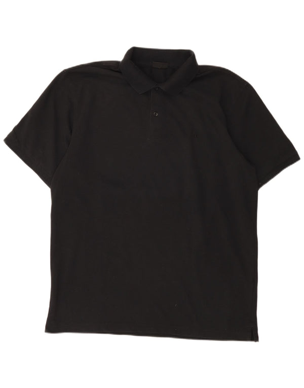 Tricou polo pentru bărbați Champion 2XL, bumbac negru