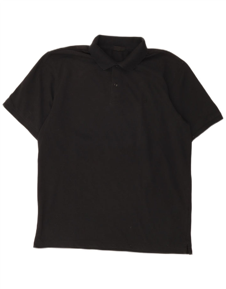 Tricou polo pentru bărbați Champion 2XL, bumbac negru