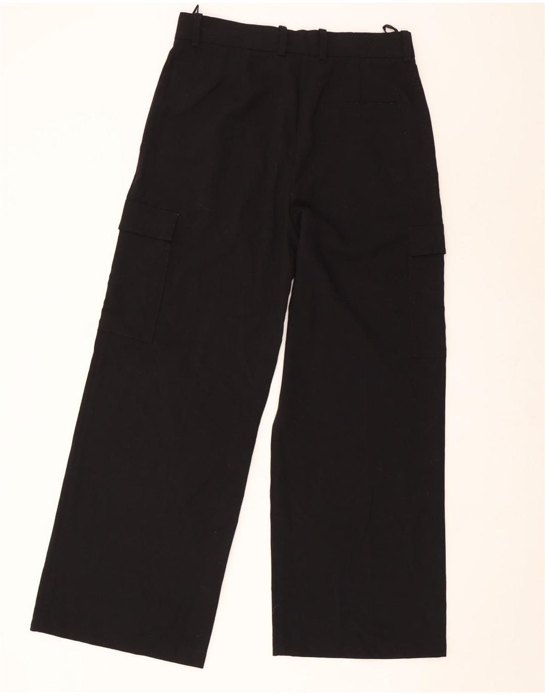 Pantaloni cargo drepti pentru femei Marks & Spencer UK 12 Medium W30 L30 Negru
