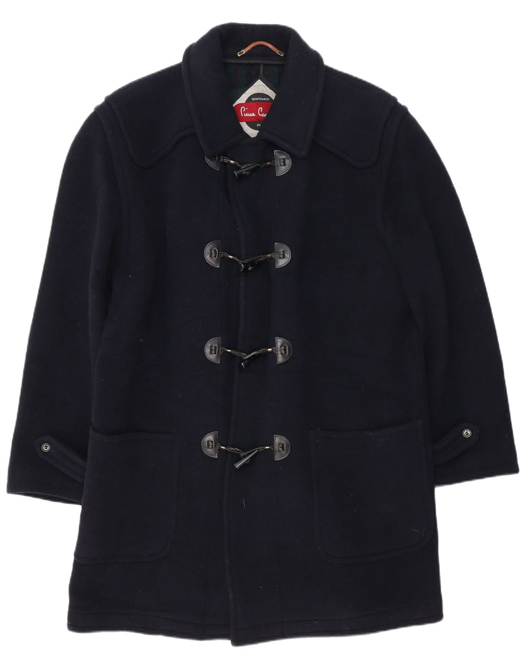 Duffle Coat pentru bărbați Pierre Cardin UK 38 Medium Bleumarin Cașmir