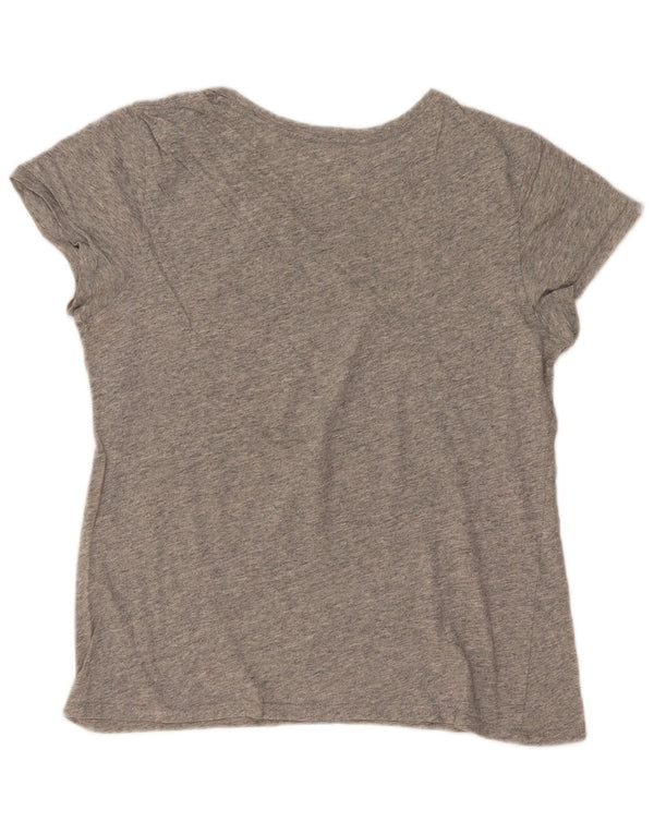 Tricou cu grafic Levi's pentru femei Top UK 14 mare, gri, bumbac cu pete