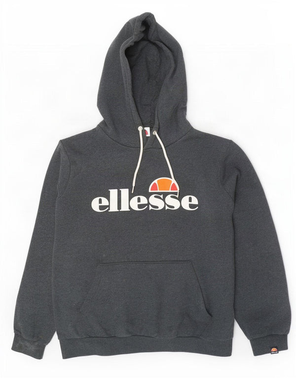 Pulover cu glugă cu grafic pentru femei Ellesse UK 18 XL bumbac gri