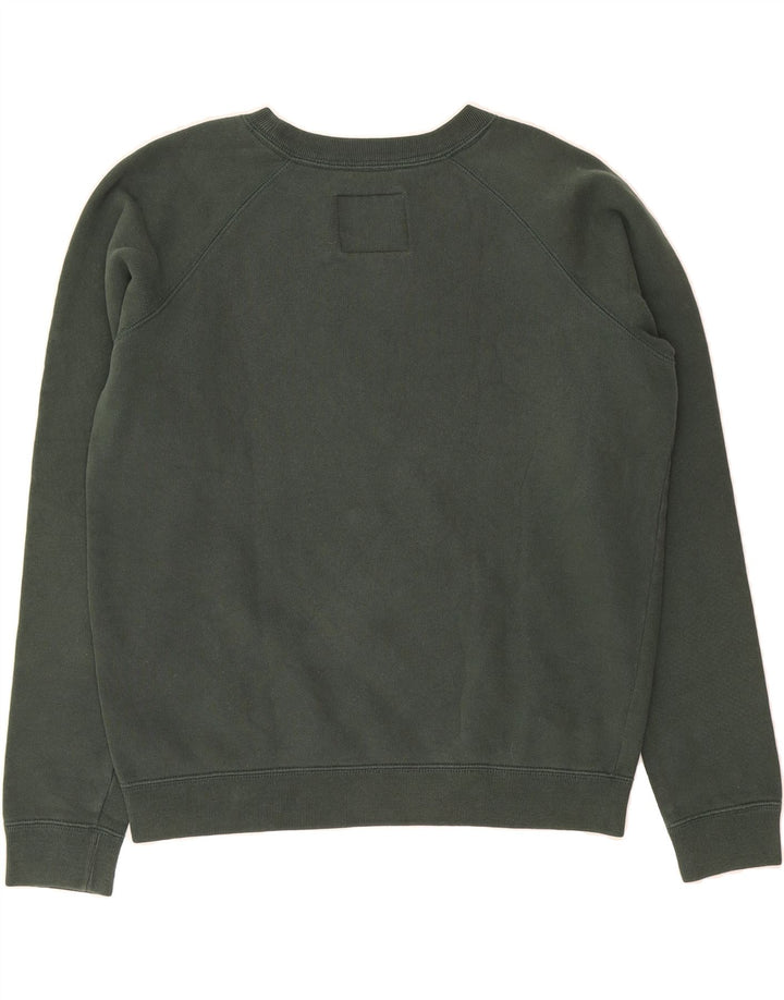 JACK WILLS Womens Oversized Sweatshirt Jumper UK 8 Small Green Cotton Vintage Jack Wills and Second-Hand Jack Wills from Messina Hembry 