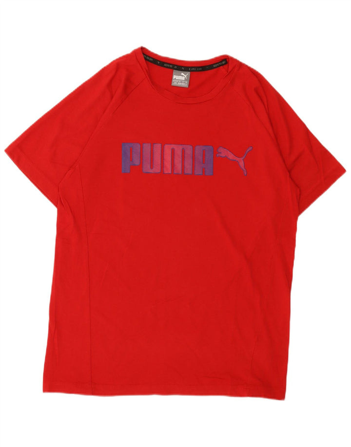 Tricou grafic pentru bărbați Puma Top, bumbac roșu mediu