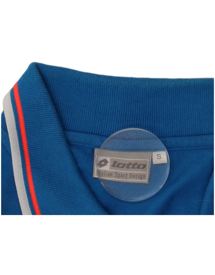 Tricou polo pentru bărbați Lotto Bumbac albastru mic