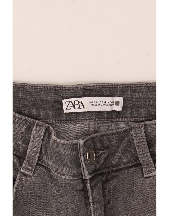 Blugi Bootcut pentru Damă Zara EU 36 XS W26 L26 Gri