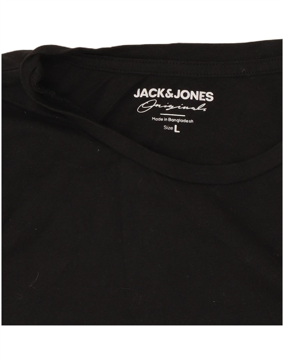 Tricou Jack & Jones pentru bărbați Top mare negru