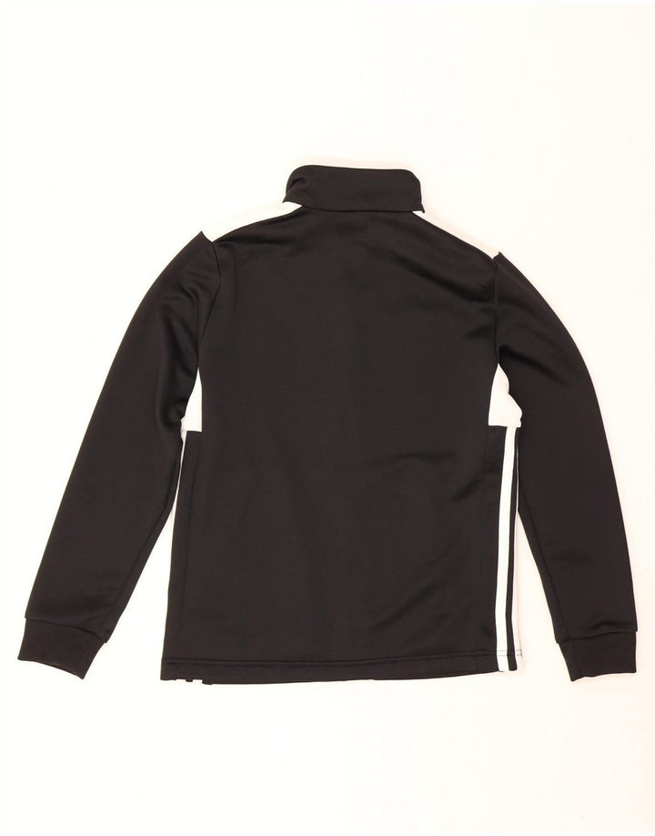 Jachetă de trening pentru băieți Adidas 11-12 ani, negru, poliester