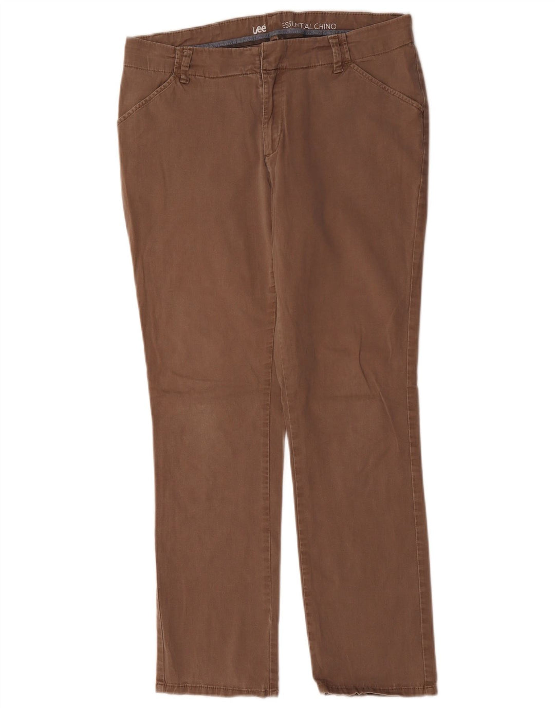 Pantaloni chino drepti pentru femei Lee W34 L29 maro