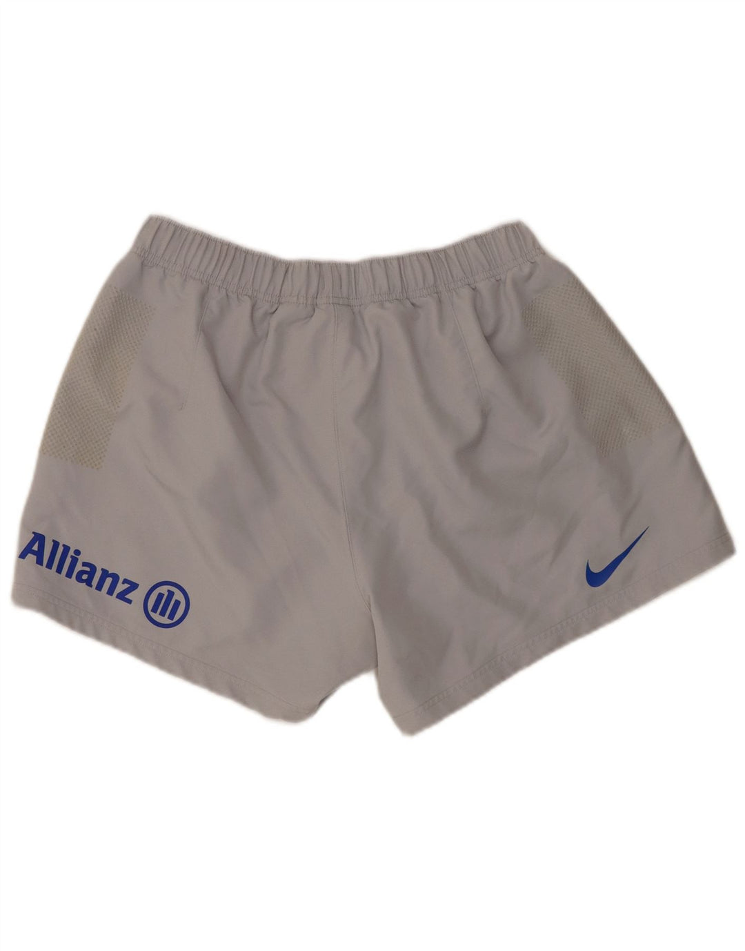 Pantaloni scurți sport Nike Dri Fit Graphic pentru femei UK 16, mari, gri, poliester