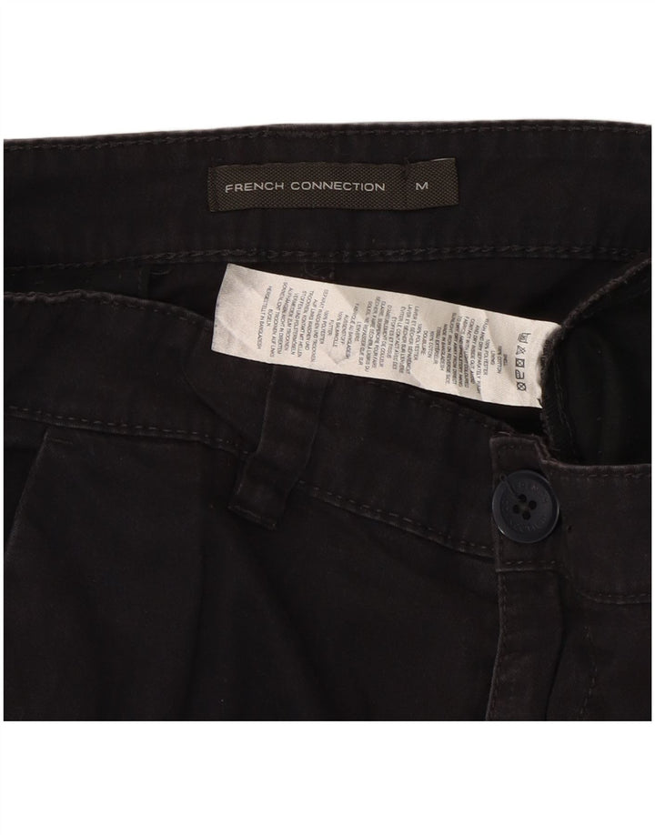 Pantaloni cargo drepti pentru bărbați French Connection, L32 L31, bumbac negru