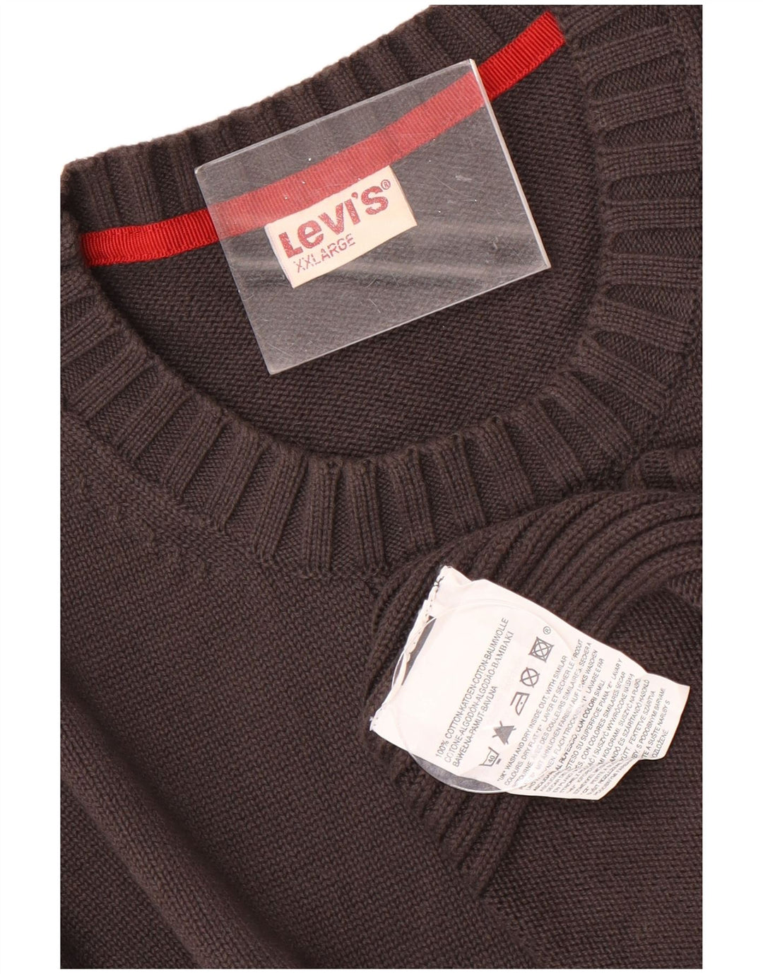 Pulover Levi's Crew Neck Jumper pentru bărbați 2XL, bumbac negru