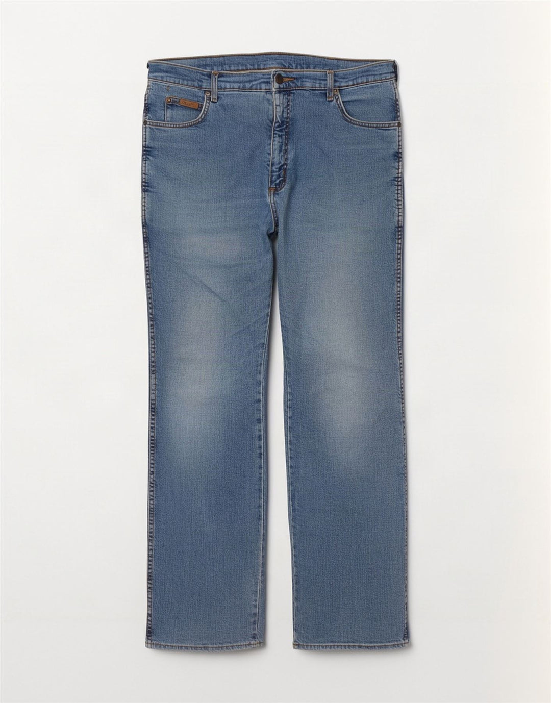 Blugi drepte pentru bărbați Wrangler Texas W38 L34 Bumbac albastru