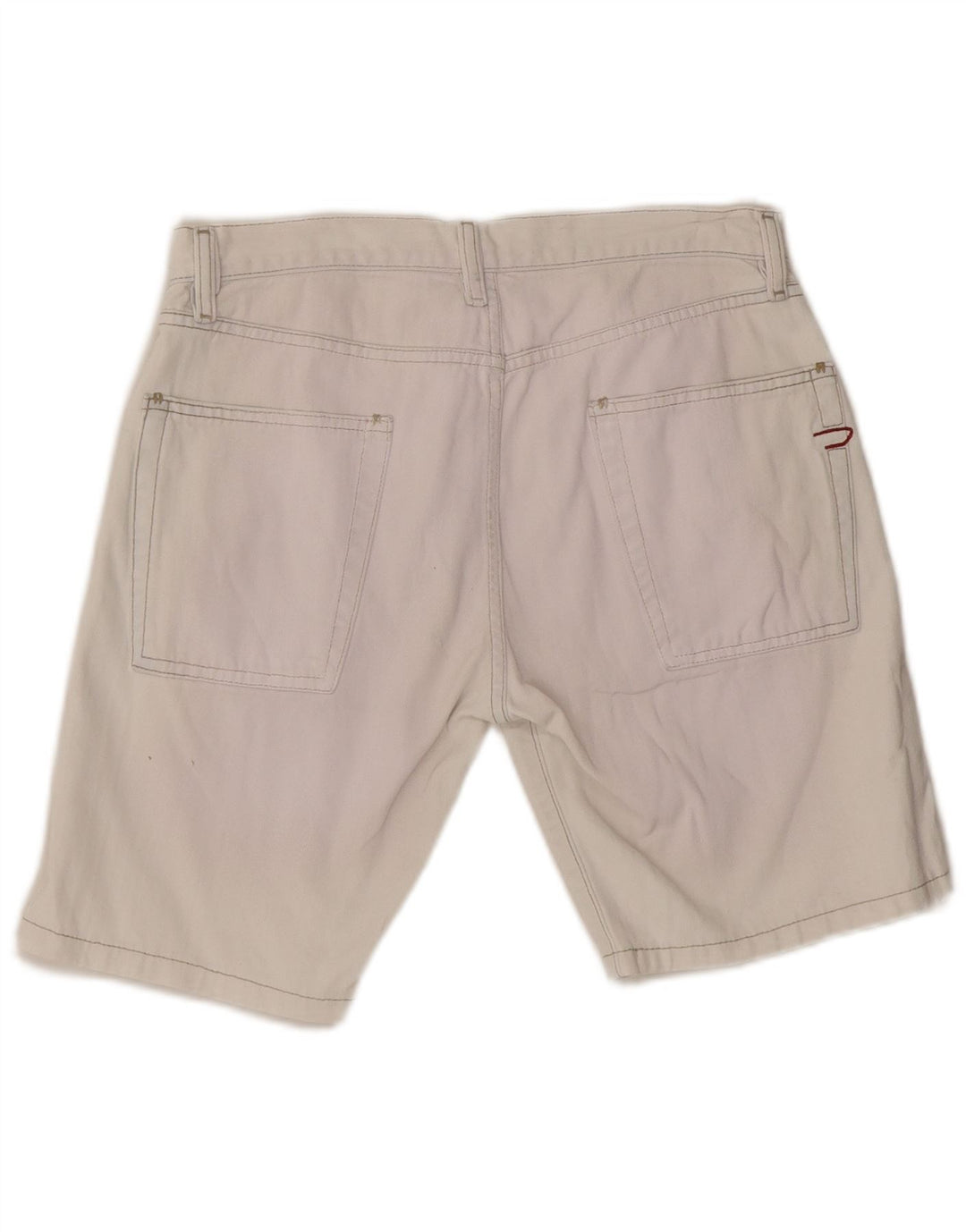 DIESEL Pantaloni scurți din denim pentru femei W31 bumbac alb mediu