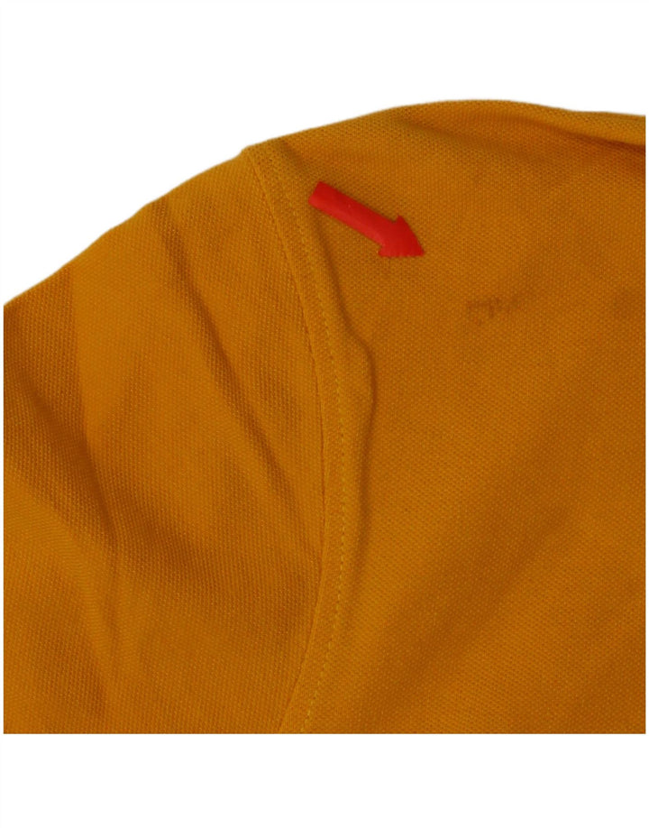 Crew Clothing Tricou polo pentru bărbați Bumbac galben mediu