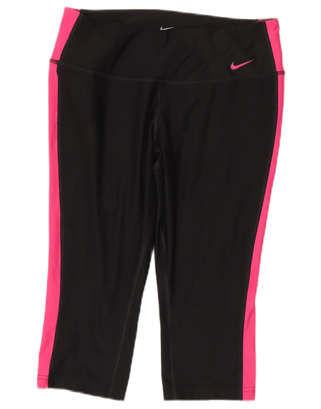 Leggings Nike Dri Fit Capri pentru femei UK 12 Medium Black Colorblock