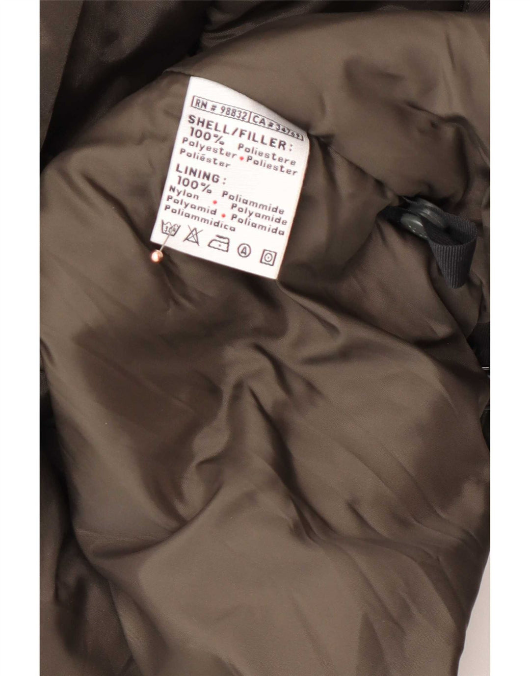 Jachetă de vânt pentru bărbați Kappa UK 42 XL Kaki Poliamidă