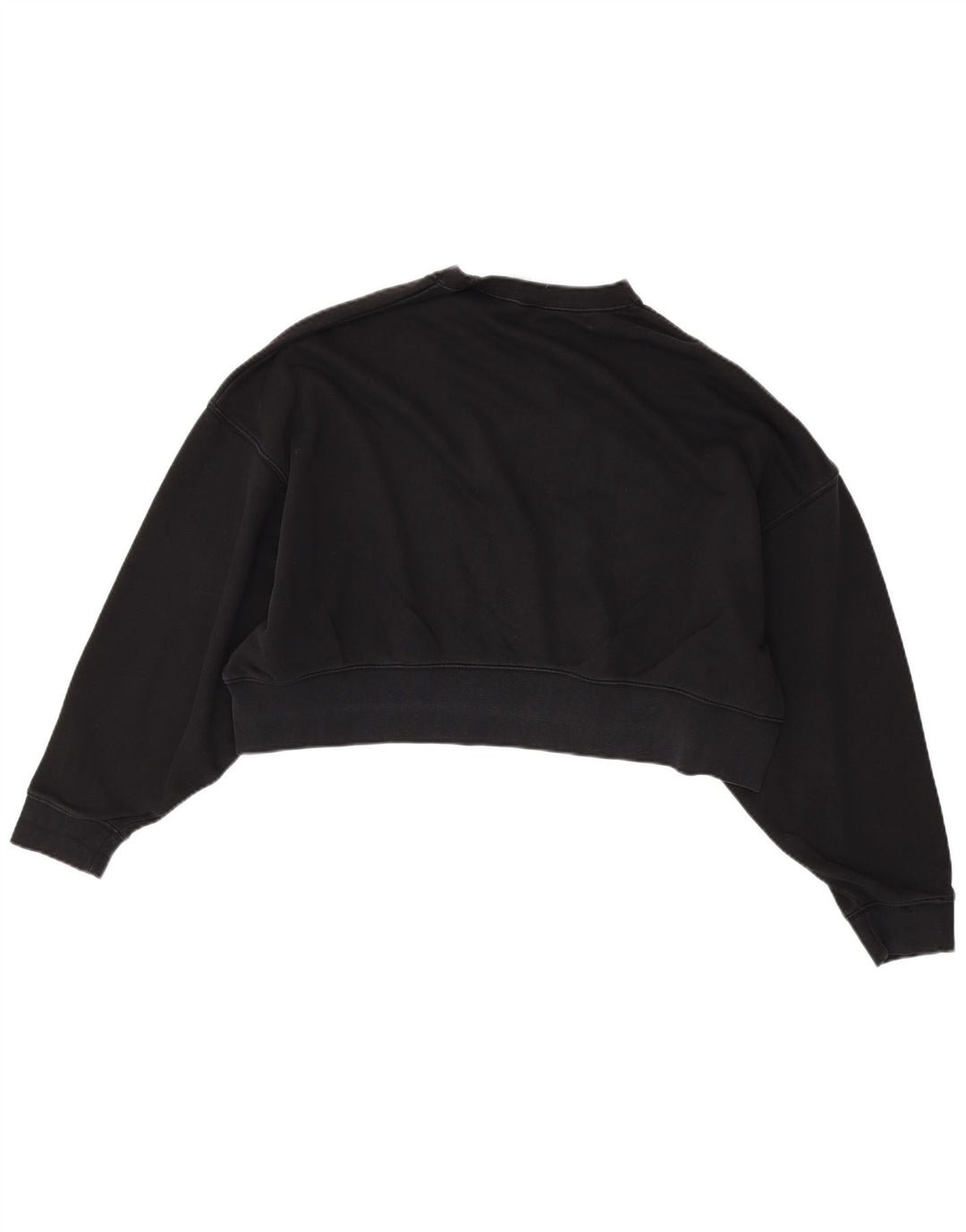 Pulover NIKE Crop Oversized pentru femei UK 14 Bumbac mediu negru