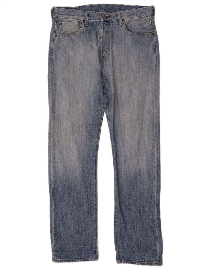 Blugi drepti pentru bărbați Levi's 501 W32 L32 Bumbac albastru