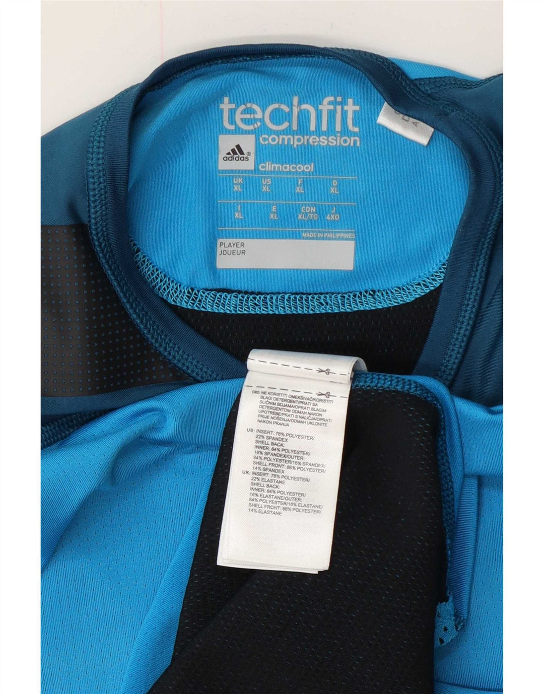 Tricou Adidas Climacool pentru bărbați Top XL, albastru, poliester color bloc